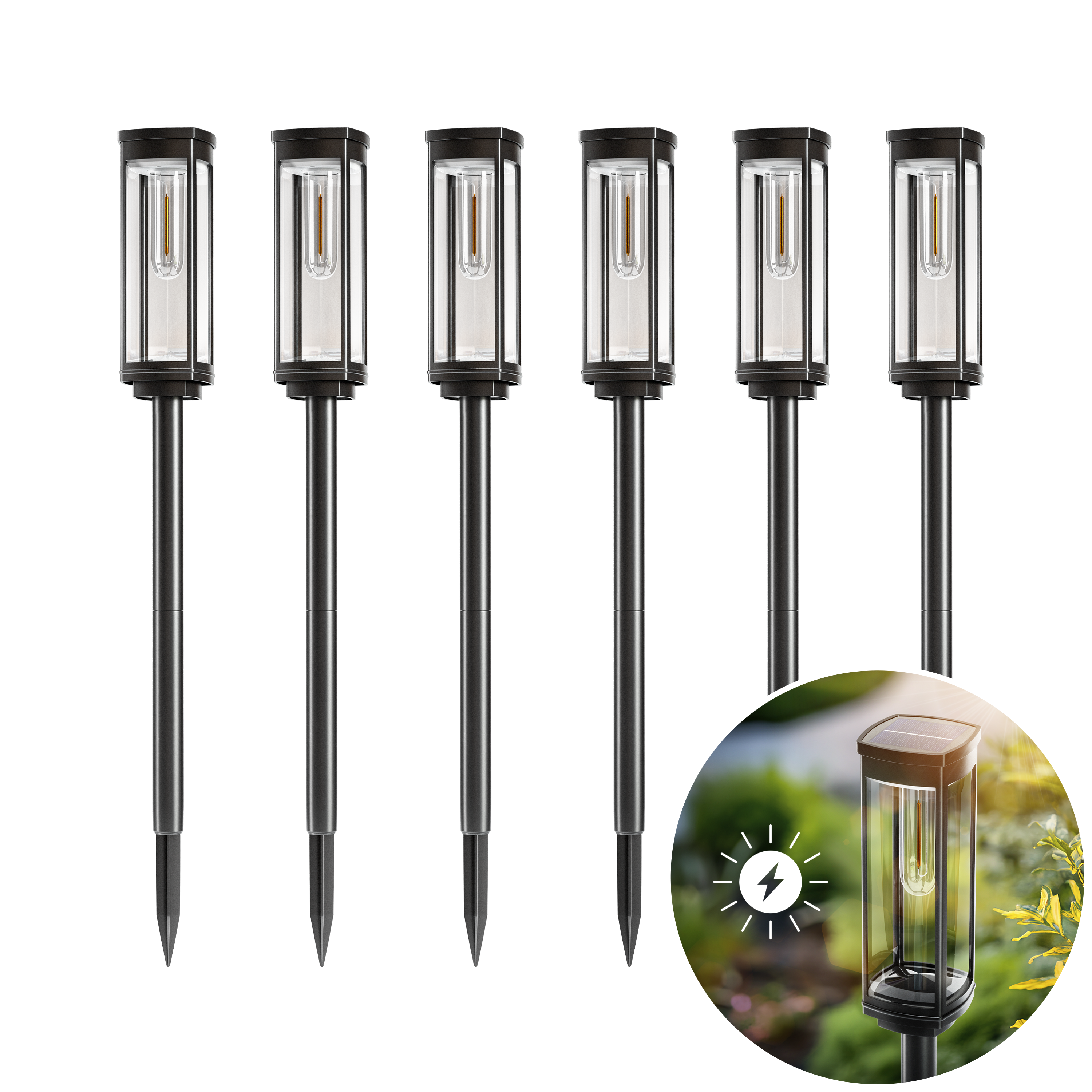 Solar Pathway Lights | Outdoor Garden Stake Lamps