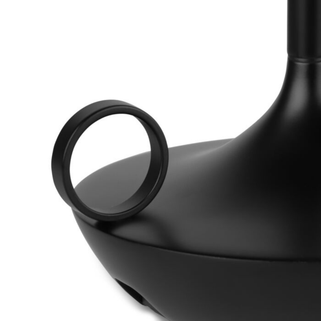 Wireless Scandinavian Candle Lamp | Dimmable LED, Brushed Aluminium