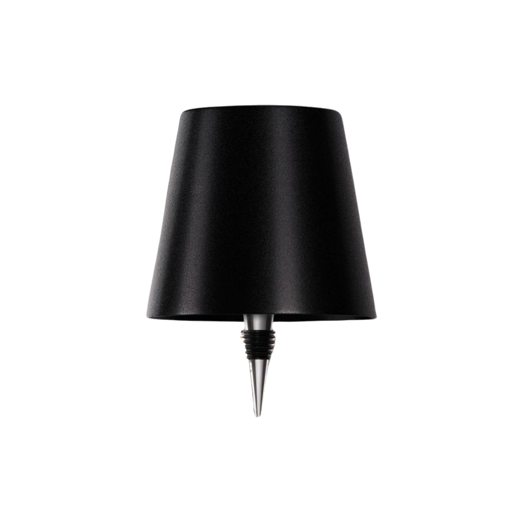 Wireless Bottle Lamp | Rechargeable LED with Cone Shade