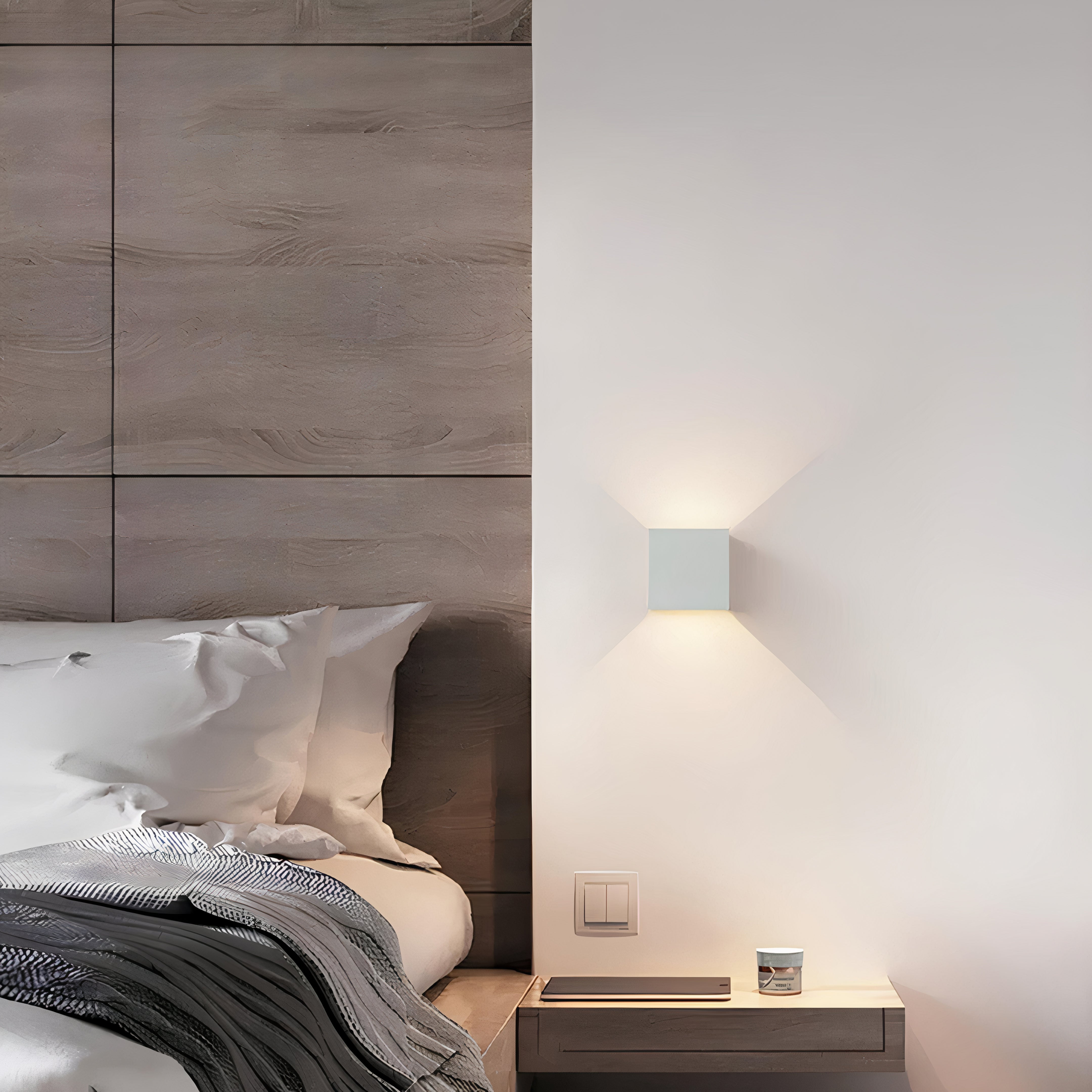 Wireless Motion Sensor Wall Light | Rechargeable LED, 20-Day Battery