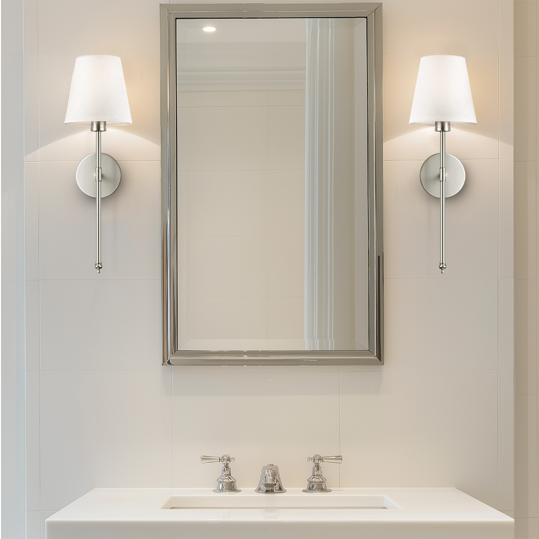 Wireless Wall Sconces | Set of 2, No Hardwiring Required