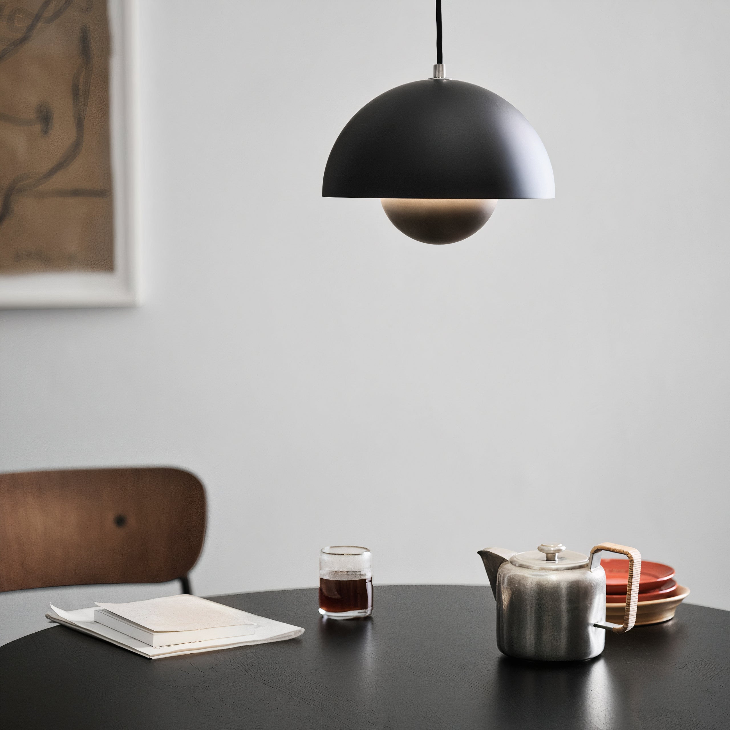 Colorful LED Pendant Light | Dimmable, Scandinavian Metal Design