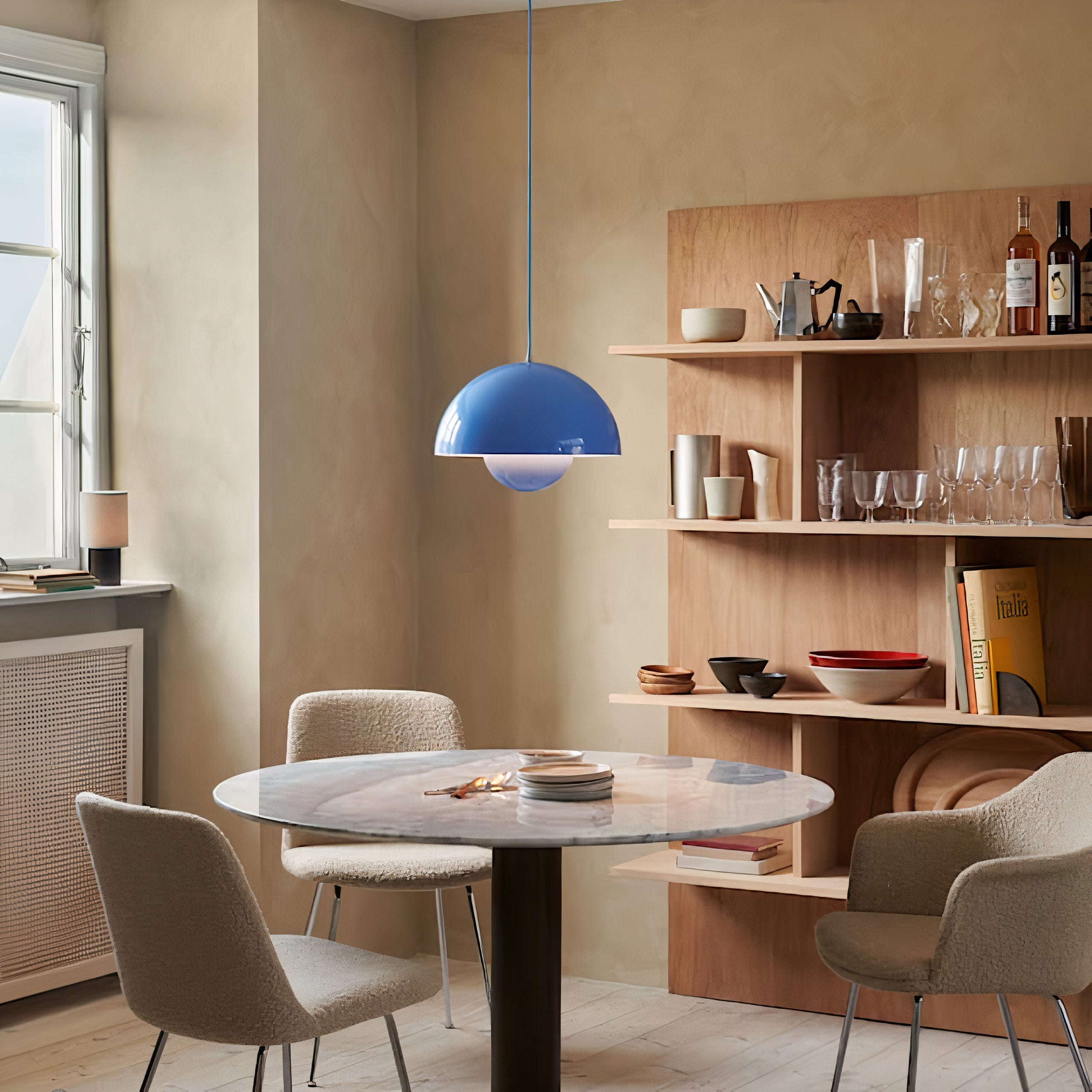 Colorful LED Pendant Light | Dimmable, Scandinavian Metal Design