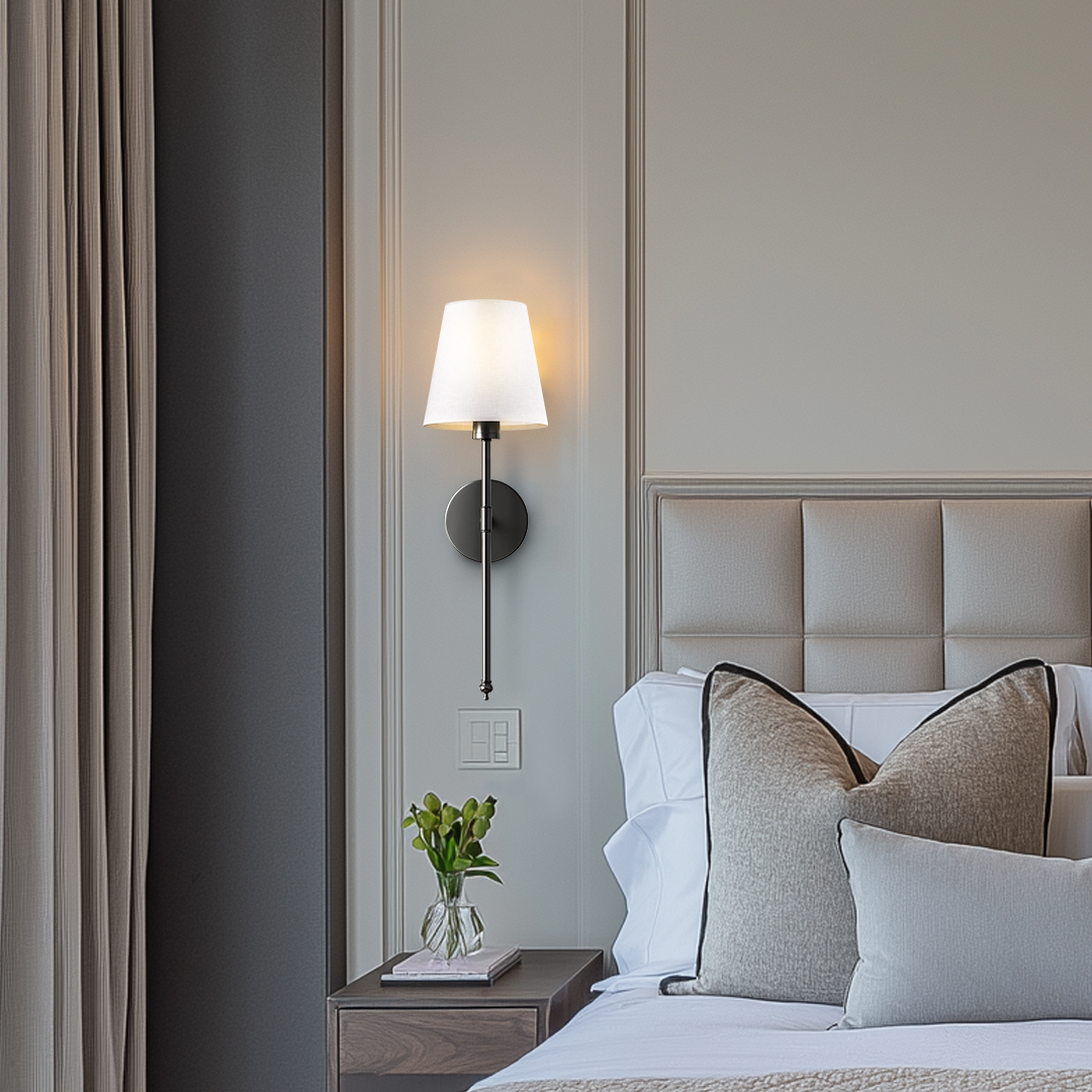 Wireless Wall Sconces | Set of 2, No Hardwiring Required