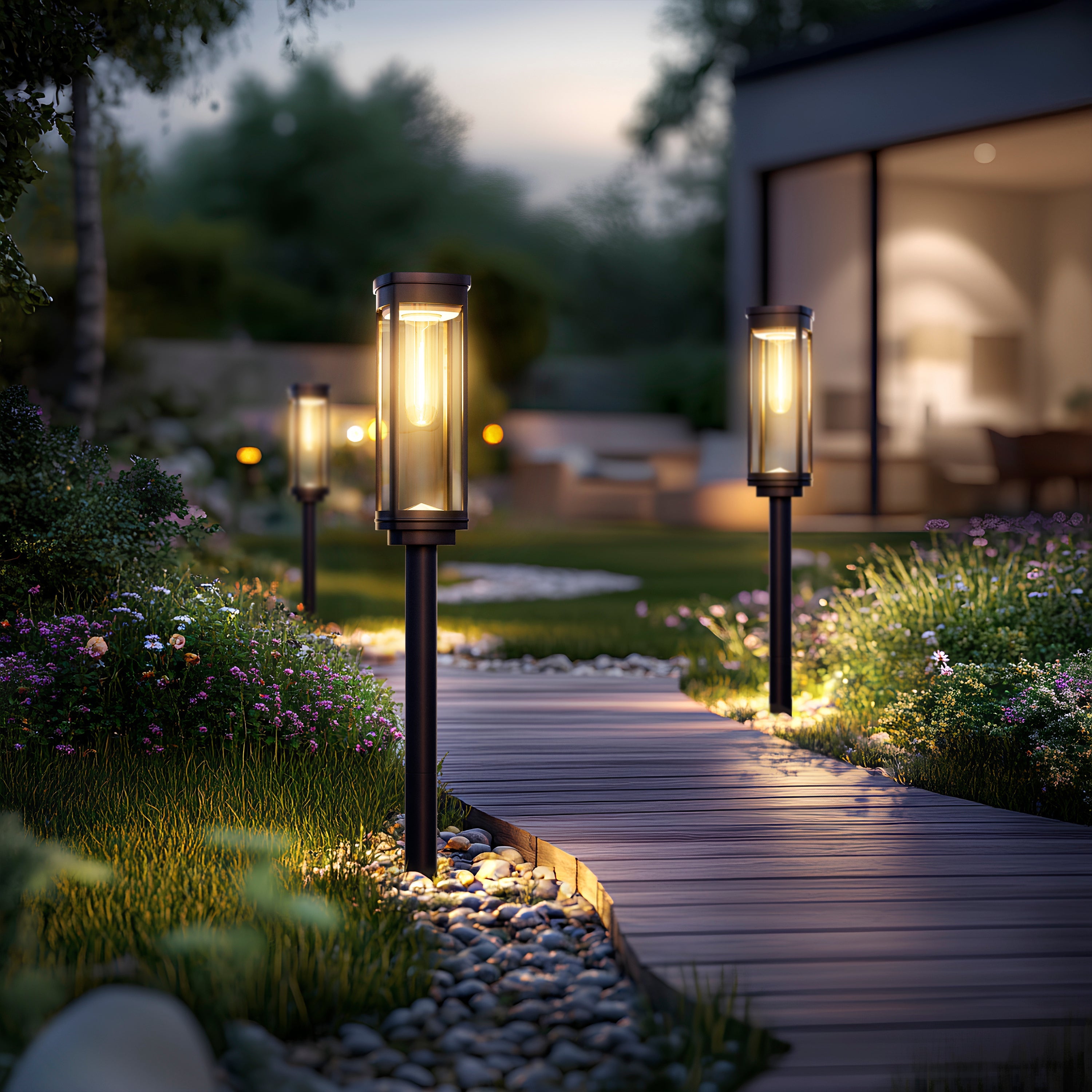 Solar Pathway Lights | Outdoor Garden Stake Lamps