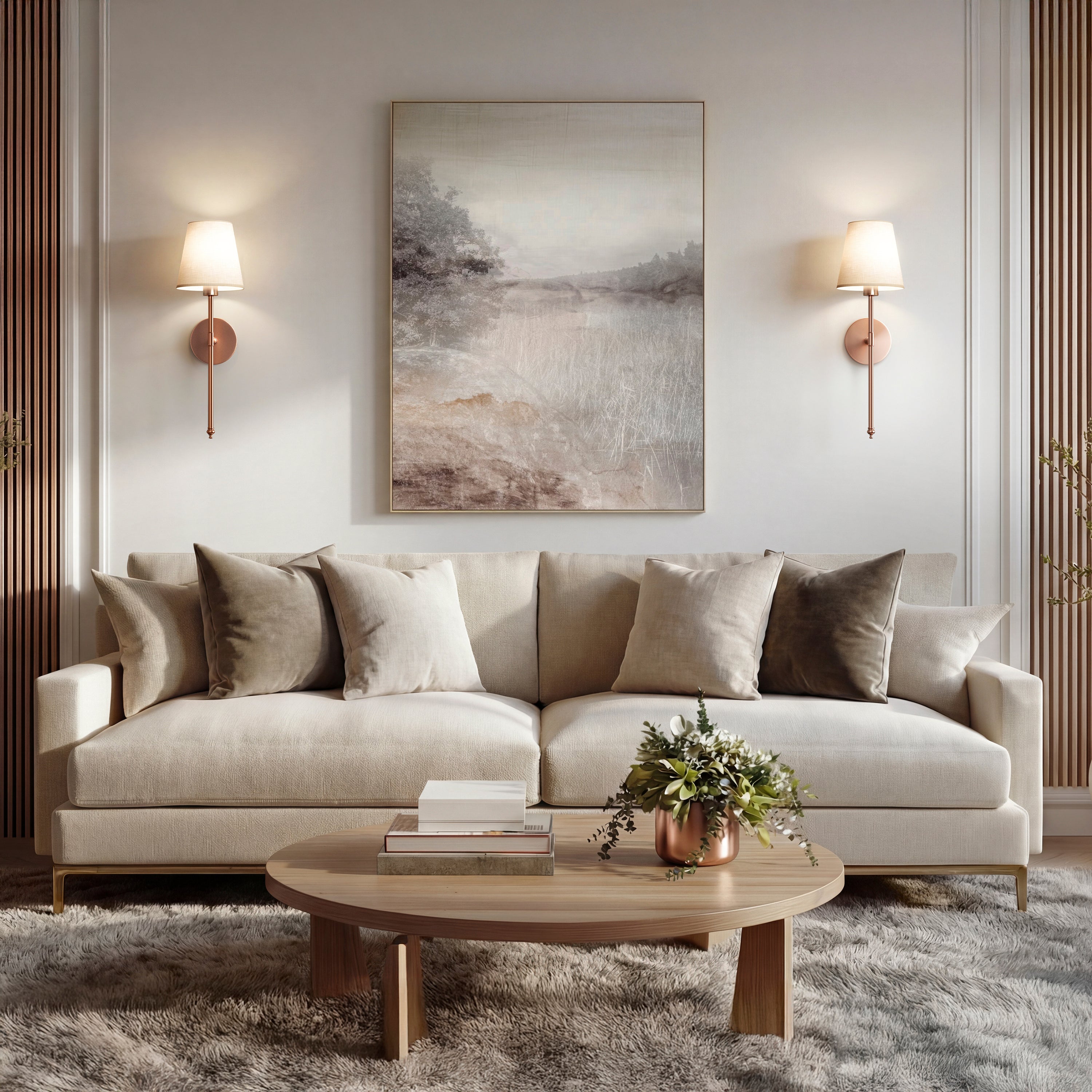 Wireless Wall Sconces | Set of 2, No Hardwiring Required