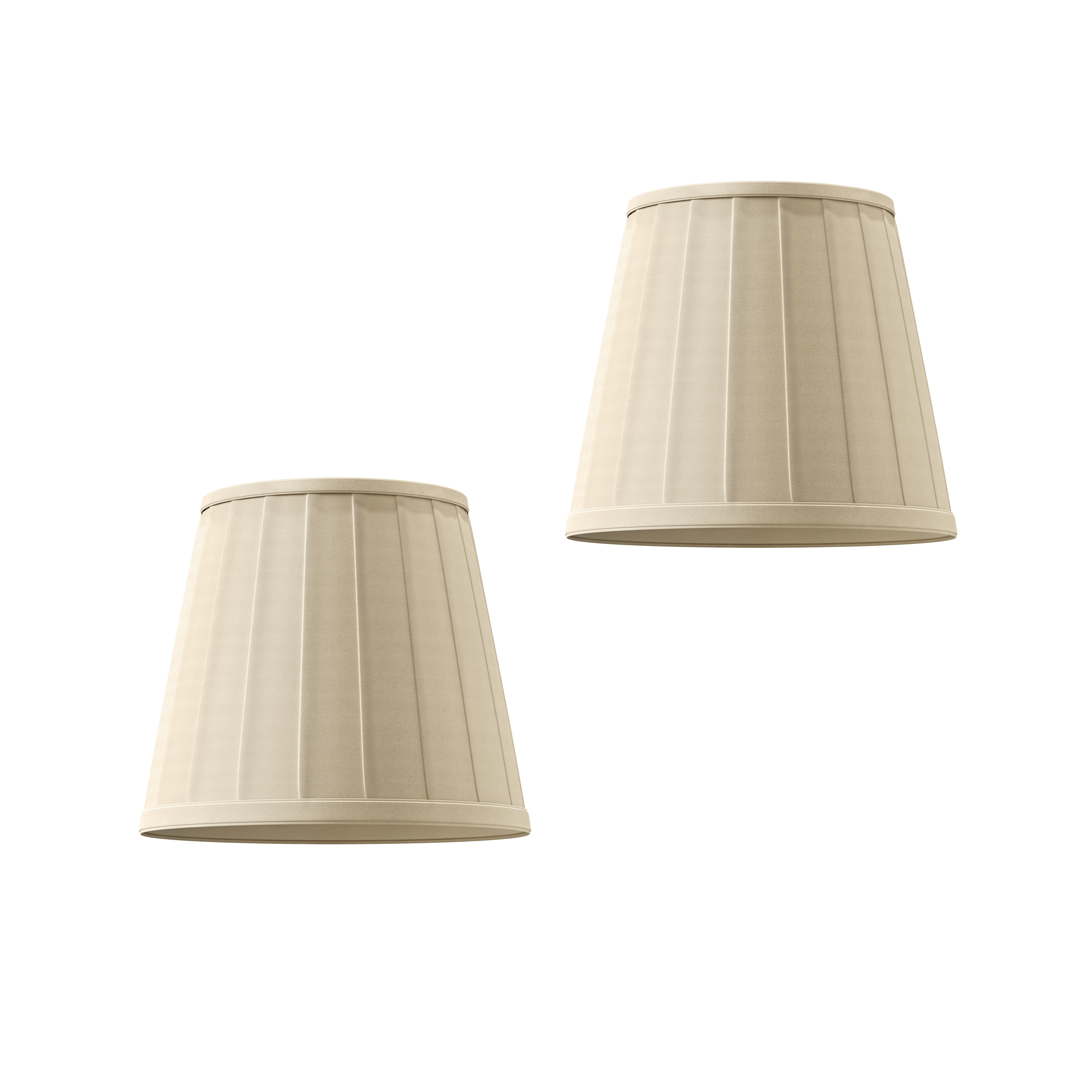 Pleated Lamp Shades for Wall Sconces | Set of 2