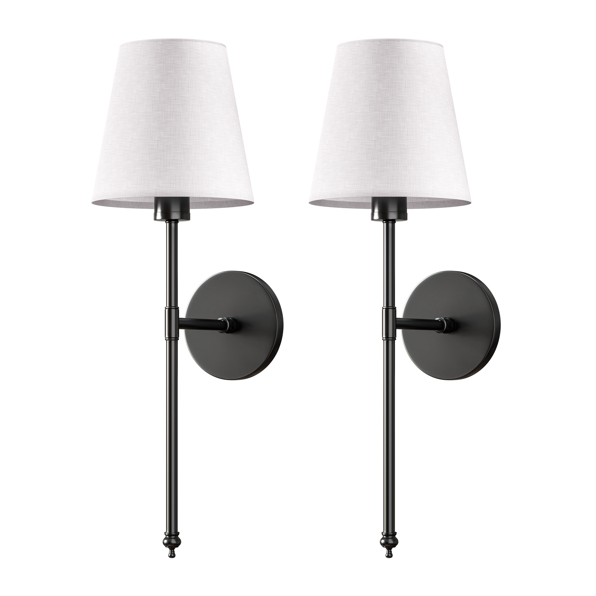 Wireless Wall Sconces | Set of 2, No Hardwiring Required