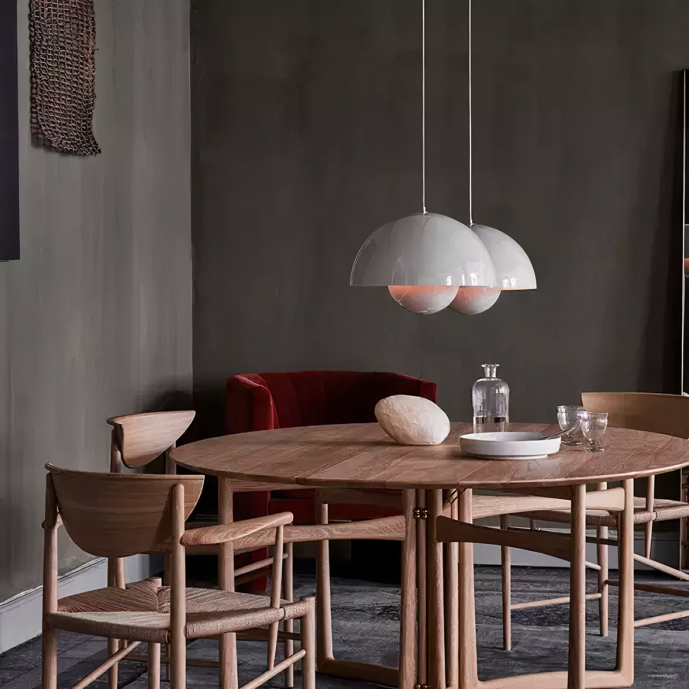 Colorful LED Pendant Light | Dimmable, Scandinavian Metal Design