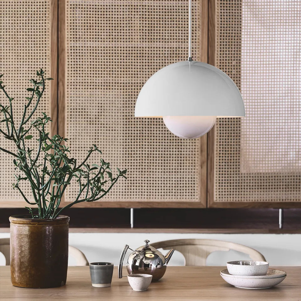 Colorful LED Pendant Light | Dimmable, Scandinavian Metal Design