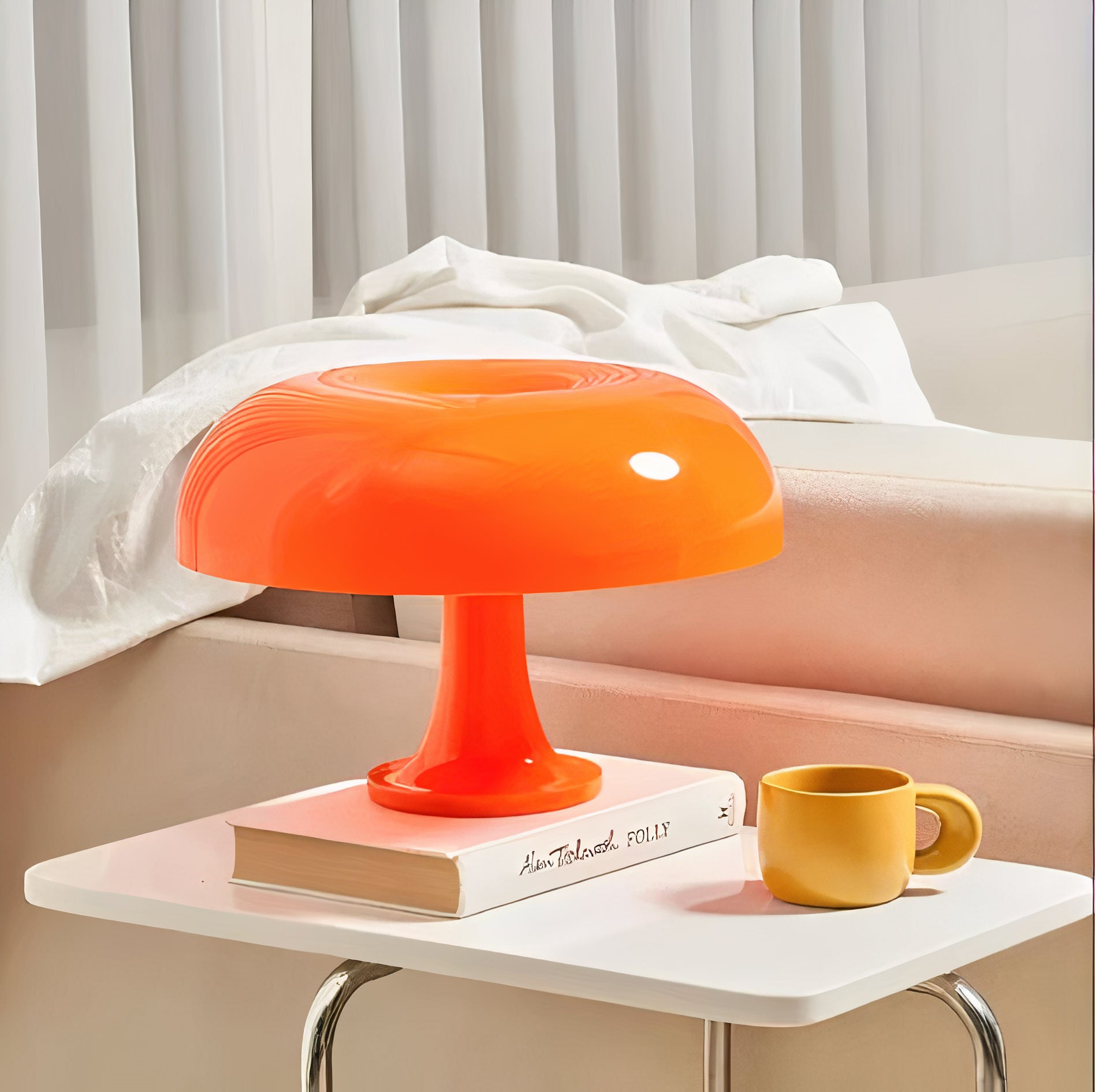 Retro Mushroom Table Lamp | 1960s Italian Design, 4× E14