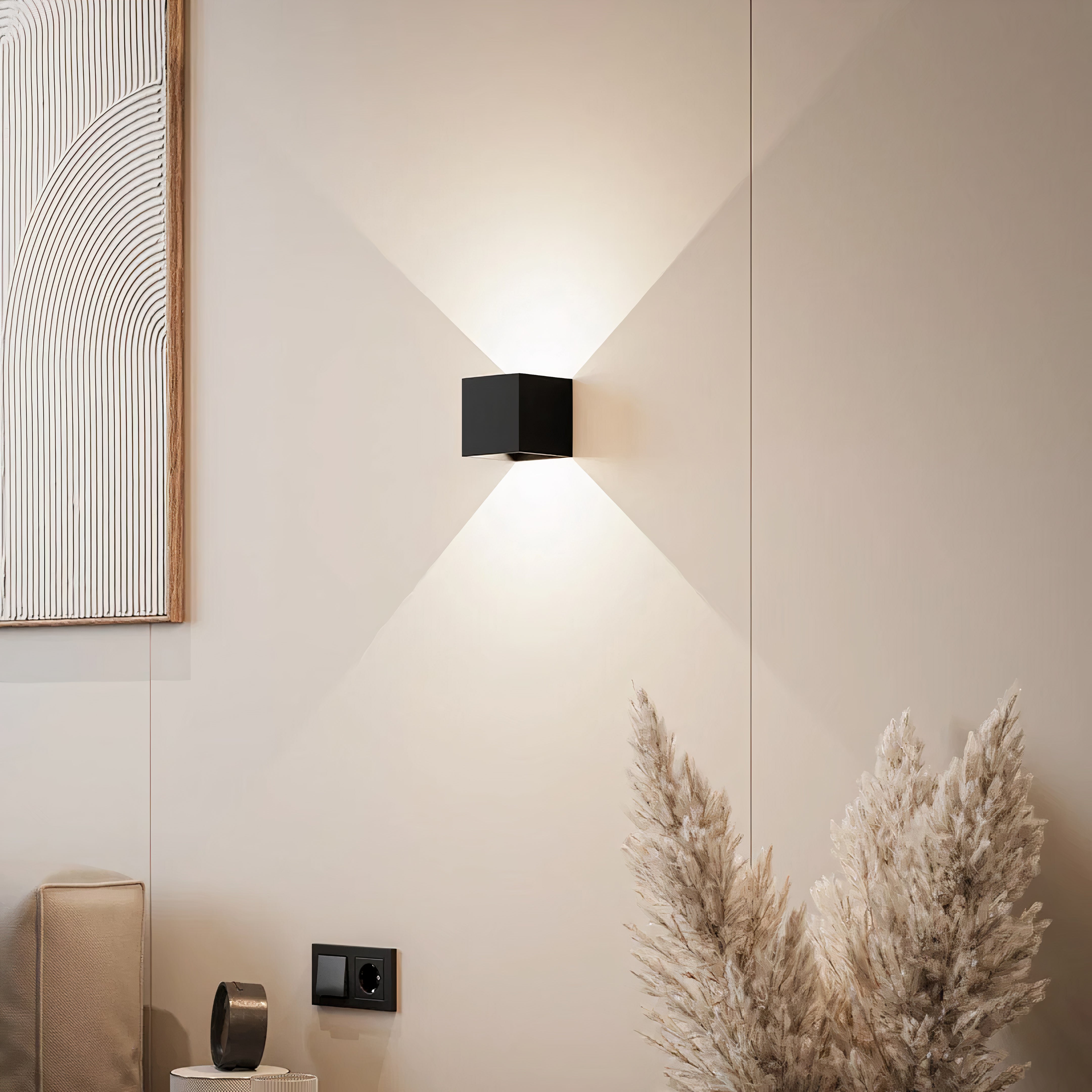 Wireless Motion Sensor Wall Light | Rechargeable LED, 20-Day Battery